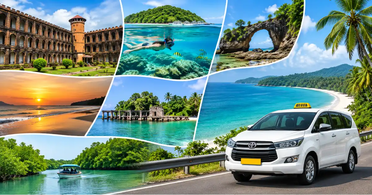 8 Nights 9 Days Andaman Taxi Package